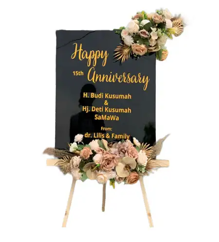 Papan Bunga Akrilik Landoh